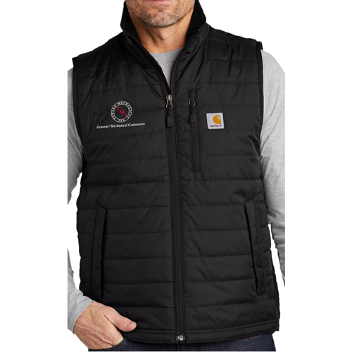 TMI Carhartt Insulated Vest, Black