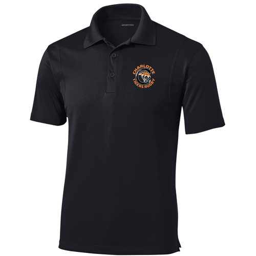 Charlotte Tigers Performance Polo, Black