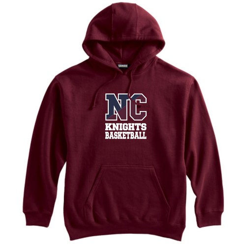 New Covenant Knights NC Logo Hoodie, Maroon