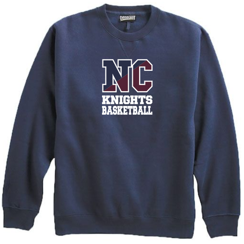 New Covenant Knights NC Logo Crewneck, Navy