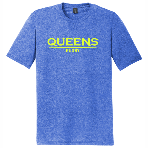 Queens University of Charlotte Rugby Triblend Tee, Royal