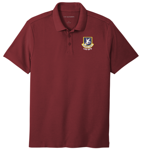 129 SFS Polo, Burgundy