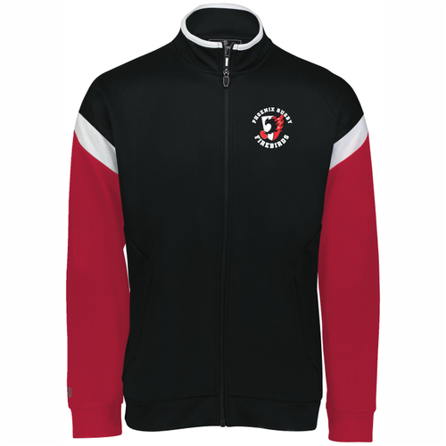 Phoenix Firebirds Rugby Warm Up Jacket, Black/Red/White