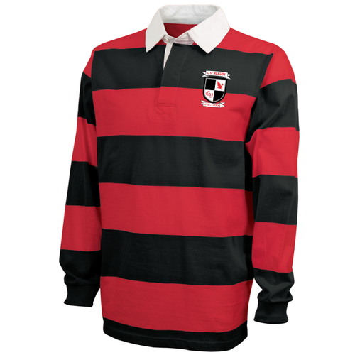 Cumberland Valley HS Rugby Striped Polo