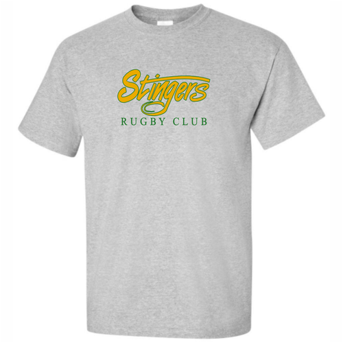 Stingers Rugby Club Cotton T-Shirt, Gray