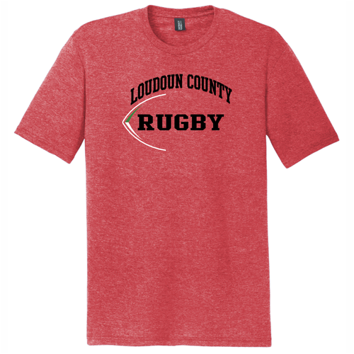 Loudoun Rugby Triblend Tee, Red Frost
