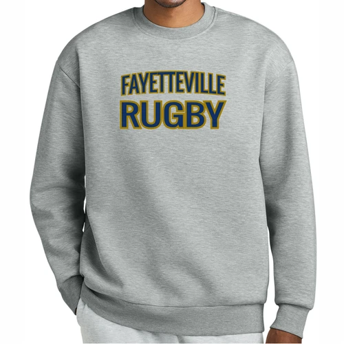 Fayetteville Area Rugby Crewneck, Gray