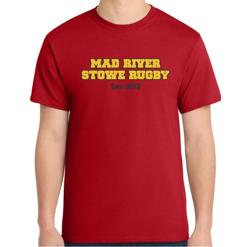 Mad River Stowe RFC Cotton Tee, Red