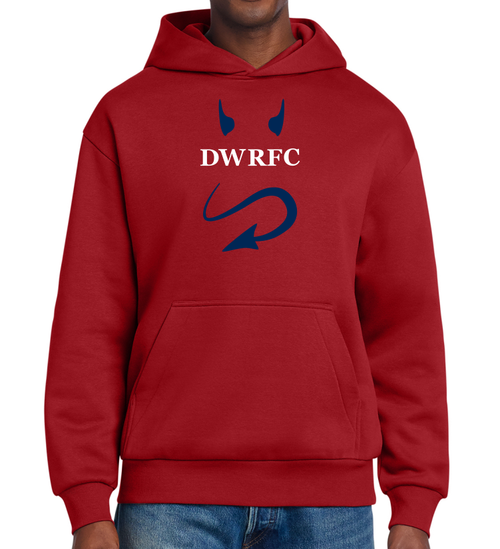 DWRFC Fleece Hoodie, Red