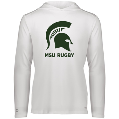 Michigan State Rugby LS Hooded Performance T-Shirt