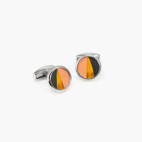 Brackish Sanibel Cufflinks (Rhodium)