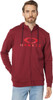Lifestyle image 1 of Oakley Bark Full Zip Hoodie 2.0 in Iron Red Extra X-Large XL Cotton French Terry