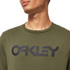 Lifestyle image 2 of Oakley Mens Mark Ii T-Shirt Dark Brush Green Black Logo XX-Large XXL 100% Cotton