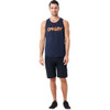 Lifestyle image 3 of Oakley Men's Mark Ii Classic Tank Top Shirt Fathom Blue Logo Extra X-Small XS US