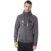 Primary image of Oakley Men's Bark Fz Zip Hoodie Sweatshirt, in Forged Iron Grey Medium Med M USA