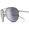 Side View of NIKE Chance-EV1217-010 Pilot Sunglasses Gunmetal/Polarized Silver Mirror 61 mm