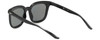 Side View of NIKE Myriad-P-CW4720-010 Women's Sunglasses in Black Silver/Polarized Grey 52 mm