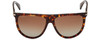 Front View of Rag&Bone RNB1056/S Unisex Sunglasses Tortoise Gold/Polarized Brown Gradient 57mm