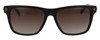 Front View of Chopard SCH312 Unisex Sunglasses Black Grey/Polarized Smoke Brown Gradient 53 mm