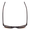 Top View of SITO SHADES Gt Unisex Sunglasses in Chestnut Tortoise/Polarized Amber Brown 54mm