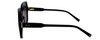 Side View of Elton John INCOGNITO 1 Unisex Sunglasses Black/Polarized Grey Pink Gradient 58mm