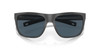 Close Up View of Costa Del Mar Broadbill Unisex Sunglasses in Grey Black/Polarized Gray 580P 61mm