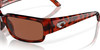 Top View of Costa Del Mar Caballito Unisex Sunglasses in Tortoise/Polarized Copper 580P 59mm