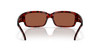 Front View of Costa Del Mar Caballito Unisex Sunglasses in Tortoise/Polarized Copper 580P 59mm Alternate 1