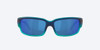 Front View of Costa Del Mar Caballito Sunglasses in Turquoise/Polarized Blue Mirror 580P 59 mm