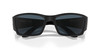Close Up View of Costa Del Mar Corbina Unisex Designer Sunglasses Black/Polarized Gray 580P 62 mm