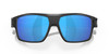 Close Up View of Costa Del Mar Diego Unisex Sunglass Black/Polarized Blue Mirror 580G GLASS 62 mm