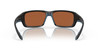 Front View of Costa Del Mar Fantail Unisex Sunglass in Black/Polarized Green Mirror 580P 59 mm Alternate 1