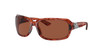 Close Up View of Costa Del Mar Isabela Womens Sunglass Tortoise Havana/Polarized Copper 580P 64mm Alternate 1