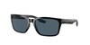 Close Up View of Costa Del Mar Palmas Women's Designer Sunglasses Black/Polarized Gray 580P 57 mm Alternate 1