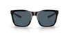 Front View of Costa Del Mar Panga Cat Eye Sunglasses in Black Fuchsia/Polarized Gray 580P 56mm
