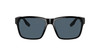 Side View of Costa Del Mar Paunch Unisex Designer Sunglass in Black/Polarized Gray 580P 57 mm Alternate 1