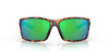 Front View of Costa Del Mar Reefton Unisex Sunglass Tortoise/Polarized Green Mirror 580P 64 mm