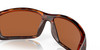 Profile View of Costa Del Mar Reefton Unisex Sunglass Tortoise/Polarized Green Mirror 580P 64 mm Alternate 1