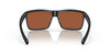 Front View of Costa Del Mar Rinconcito Unisex Sunglass Black/Polarized Green Mirror 580G 60 mm Alternate 1