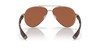Front View of Costa South Point Sunglasses Rose Gold/Polarized Copper Silver Mirror 580P 59 mm Alternate 1