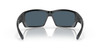 Front View of Costa Del Mar Tuna Alley Unisex Designer Sunglass Black/Polarized Gray 580P 62mm Alternate 1