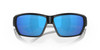 Close Up View of Costa Del Mar Tuna Alley Sunglass Black Blackout/Polarized Blue Mirror 580G 62mm