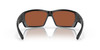 Front View of Costa Del Mar Tuna Alley Sunglass Black Blackout/Polarize Green Mirror 580G 62mm Alternate 1