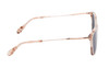 Side View of BCBG BAR105 Unisex Cat Eye Sunglasses in Red Rose Gold 52 mm with NON-Polarized Grey Gradient Lenses