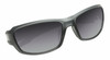 Top View of Timberland TB7231 Unisex Oval Full Rim Designer Sunglasses in Grey/Smoke Grey Polarized 62mm