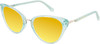 Prive Revaux Modern Women Cat Eye Polarized Sunglasses Baby Blue 53mm 10 OPTIONS with Custom Cut Gold Mirror Lenses