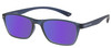 Prive Revaux Socrates Panthos Polarized Sunglasses in Royal Blue 51mm 10 OPTIONS with Custom Cut Purple Mirror Lenses