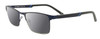 Prive Revaux Spinoza Unisex Rectangular NON-polarized Sunglasses Midnight Blue 49 mm with Custom Cut Grey Gradient Lenses
