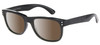 Prive Revaux Tolstoy Panthos NON-polarized Sunglasses Caviar Black 53 mm 10 OPTIONS with Custom Cut Brown Gradient Lenses