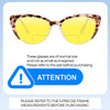 Size Awareness Illustration of Prive Revaux Veronica Designer Polarized Reading Sunglasses with Custom Cut Powered Sun Flower Yellow Lenses in Blush Pink Tortoise Havana Ladies Cat Eye Full Rim Acetate 53 mm